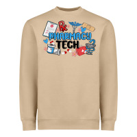 Mushroom pharmacy tech Heavyweight Sweatshirt - MaliasSmallBusiness