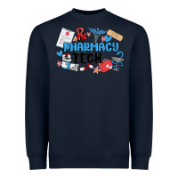 Navy pharmacy tech Heavyweight Sweatshirt - MaliasSmallBusiness
