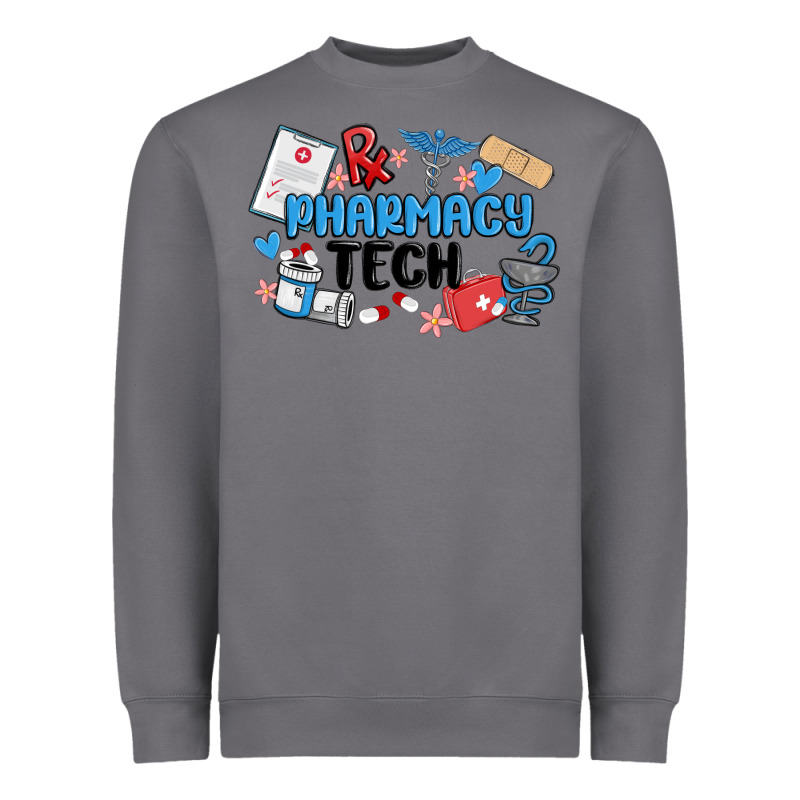 Pharmacy Tech Heavyweight Sweatshirt by MaliasSmallBusiness | Teevron