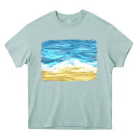 Arona glitter beach background Heavy Core Tee - HRA Design Shop