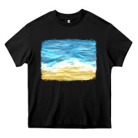 Black glitter beach background Heavy Core Tee - HRA Design Shop