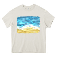 Cream glitter beach background Heavy Core Tee - HRA Design Shop