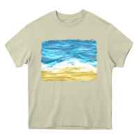 Mossy glitter beach background Heavy Core Tee - HRA Design Shop