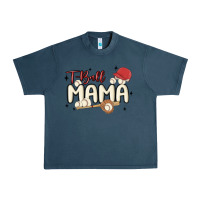 Midnight Navy t ball mama baseball Urban Heavy Tee - MaliasSmallBusiness