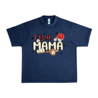 Navy t ball mama baseball Urban Heavy Tee - MaliasSmallBusiness