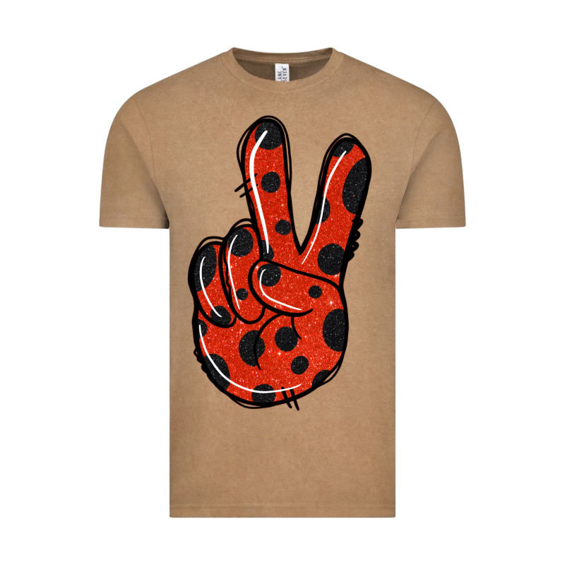 Ladybug Peace Sign Vintage Tee by Jasminsmagicworld | Teevron