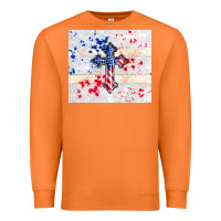 Carrot 4th of july flag cross Premium Sweatshirt - TumblerDesignByShophia