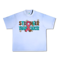 Grape Ice stronger than cancer with cancer ribbon Urban Heavy Tee - AdoDesignShop
