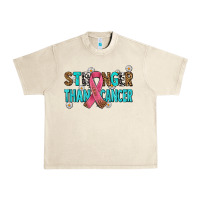 Sandshell stronger than cancer with cancer ribbon Urban Heavy Tee - AdoDesignShop