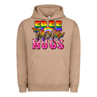 Pigment Burro Free Mom hugs Urban Hoodie - FaDigitalArtStudio