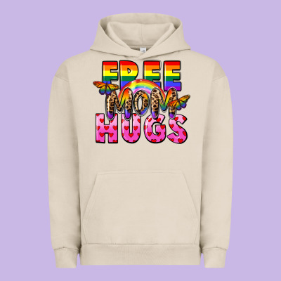 Free Mom Hugs Urban Hoodie Designed By Fadigitalartstudio
