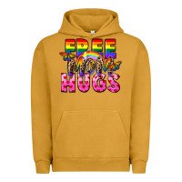 Pigment Peanut Butter Free Mom hugs Urban Hoodie - FaDigitalArtStudio