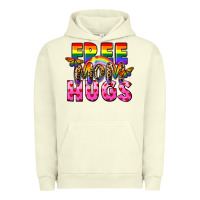 Pigment Pistachio Free Mom hugs Urban Hoodie - FaDigitalArtStudio