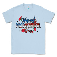 Dusty Blue happy memorial day Classic Tee - MaliasSmallBusiness