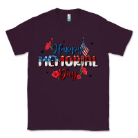 Plum happy memorial day Classic Tee - MaliasSmallBusiness