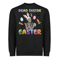 Black dead inside but it's easter Heavyweight Sweatshirt - MaliasSmallBusiness