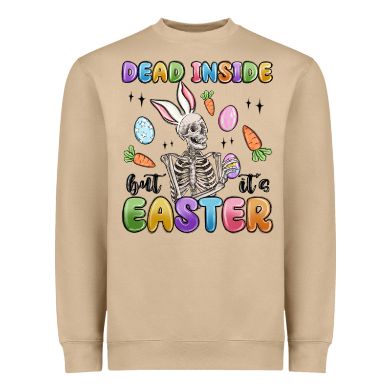 Dead Inside But It's Easter Heavyweight Sweatshirt by MaliasSmallBusiness | Teevron