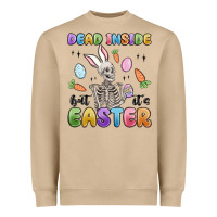 Mushroom dead inside but it's easter Heavyweight Sweatshirt - MaliasSmallBusiness