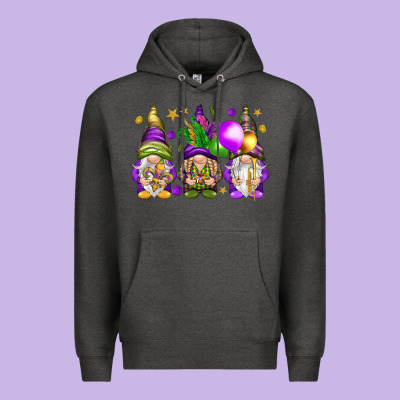 Mardi Gras Gnomies With Elements Premium Hoodie Designed By Howdyjamesfarm
