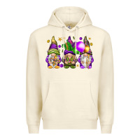 Sandshell Mardi Gras gnomies with elements Premium Hoodie - HowdyJamesFarm