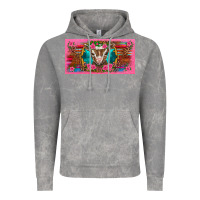 Cloud Rock western baby boer goat pink flowers serape leopard pink glitter patter Vintage Hoodie - BarkalooDesign