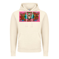 Vintage Artic western baby boer goat pink flowers serape leopard pink glitter patter Vintage Hoodie - BarkalooDesign