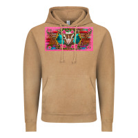 Vintage Camel western baby boer goat pink flowers serape leopard pink glitter patter Vintage Hoodie - BarkalooDesign