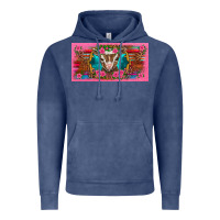 Western Baby Boer Goat Pink Flowers Serape Leopard Pink Glitter Patter Vintage Hoodie | Teevron