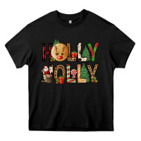 Black holly jolly Heavy Core Tee - FaDigitalArtStudio