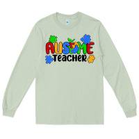 Matcha ausome teacher Long Sleeve Tee - MaliasSmallBusiness