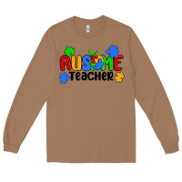 Toasted Coconut ausome teacher Long Sleeve Tee - MaliasSmallBusiness