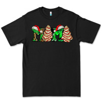 Black mama with christmas tree cake ado Premium Tee - AdoDesignShop