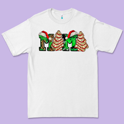 Mama With Christmas Tree Cake Ado Premium Tee Designed By Adodesignshop