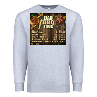 Heather Grey dad bbq timer Premium Sweatshirt - TumblerDesignByShophia