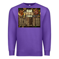 Purple dad bbq timer Premium Sweatshirt - TumblerDesignByShophia