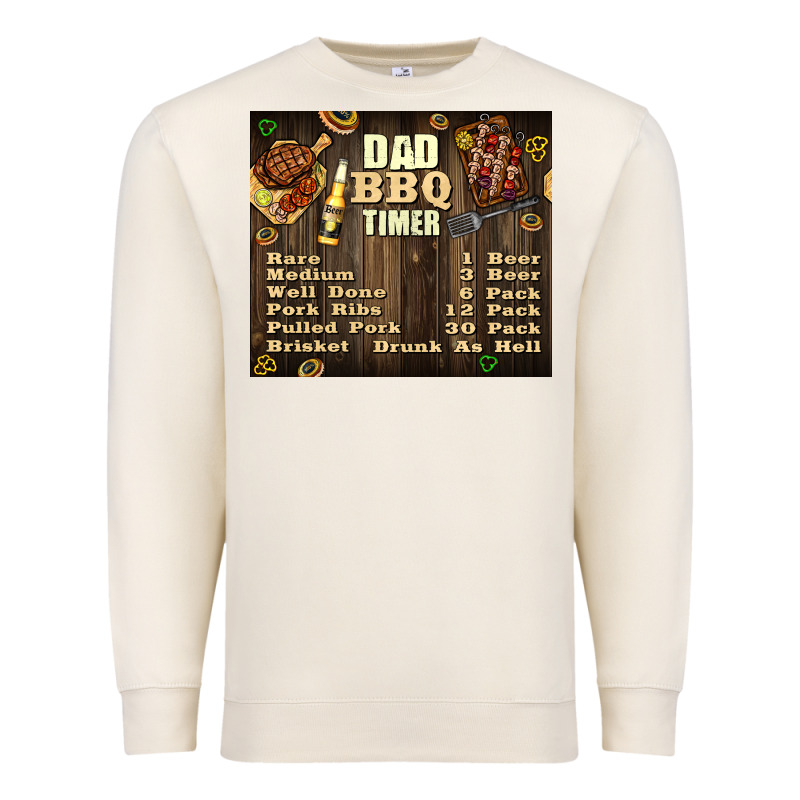 Dad Bbq Timer Premium Sweatshirt by TumblerDesignByShophia | Teevron