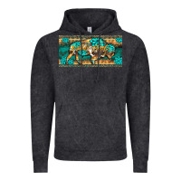 Vintage Black western  bison wild soul turquoise's gemstones  license plate template Vintage Hoodie - BarkalooDesign