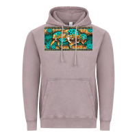Vintage Zinc western  bison wild soul turquoise's gemstones  license plate template Vintage Hoodie - BarkalooDesign