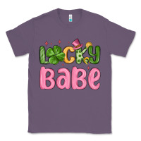 Lavender lucky babe st patrick s day Classic Tee - MaliasSmallBusiness
