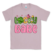 Lilac lucky babe st patrick s day Classic Tee - MaliasSmallBusiness