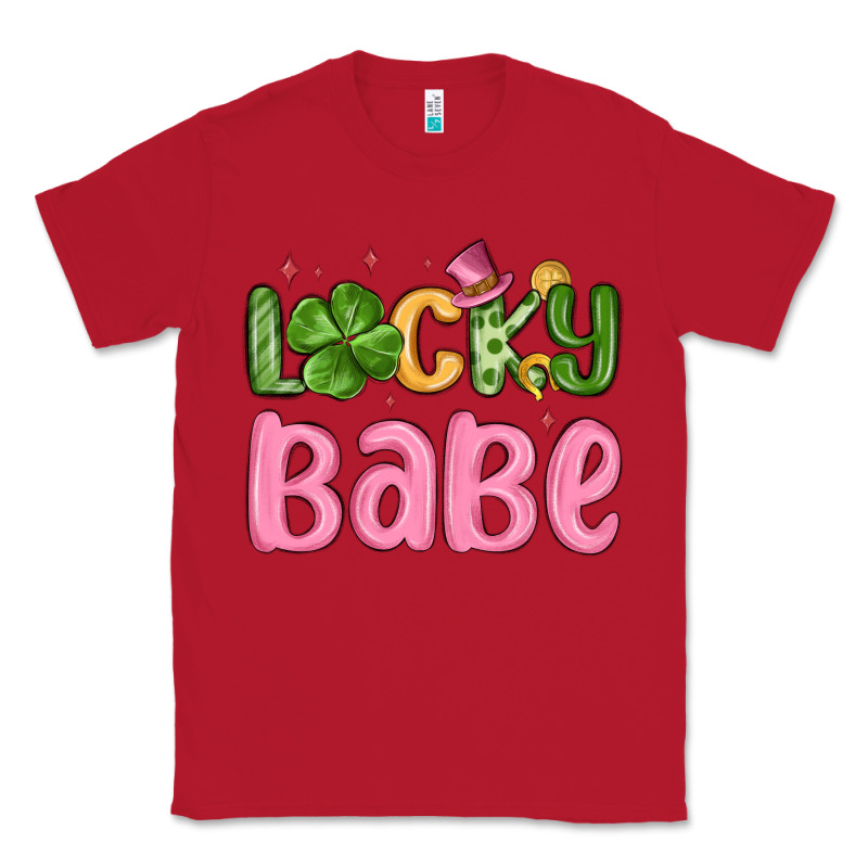 Lucky Babe St Patrick S Day Classic Tee by MaliasSmallBusiness | Teevron
