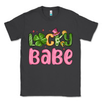 Smoke lucky babe st patrick s day Classic Tee - MaliasSmallBusiness