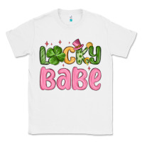 White lucky babe st patrick s day Classic Tee - MaliasSmallBusiness