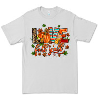 Dove Grey love fall  yall Premium Tee - AdoDesignShop
