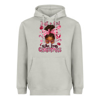Just A Girl Who Loves Pink Christmas Afro Messy Bu Heavyweight Hoodie | Teevron