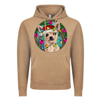 Vintage Coffee Christmas Chihuahua Vintage Hoodie - RanaPortraitStore