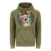 Vintage Olive Christmas Chihuahua Vintage Hoodie - RanaPortraitStore