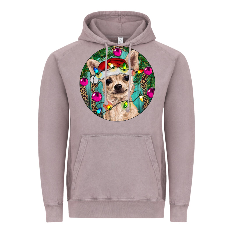 Christmas Chihuahua Vintage Hoodie by RanaPortraitStore | Teevron