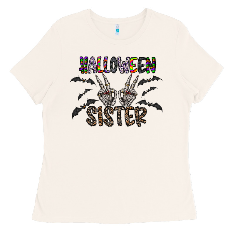 Halloween Sister Ladies Tee by CowhideDigitalArt | Teevron