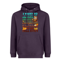 Plum I want to Fall stuff Heavyweight Hoodie - NancyCooperArtShop